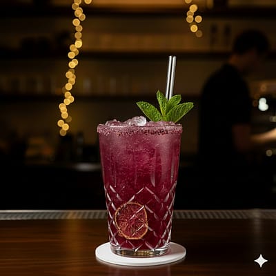 ManvsDrinks - Find Your Perfect Drink | 250+ Cocktail, Mocktail & Recipe Hub | ManVsDrinks Kokum fizz Konkani summer cooler in a tall glass