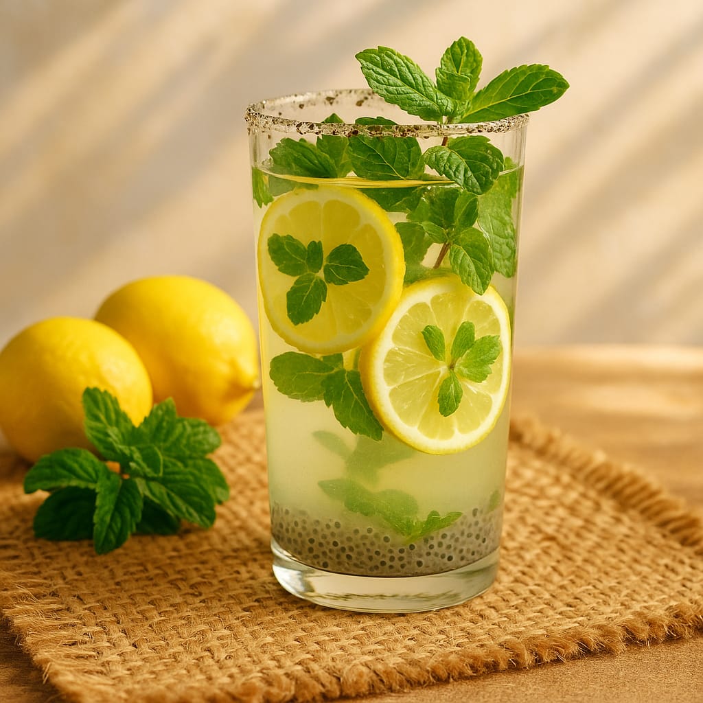 Nirjala Ekadashi Drinks 2026: 5 Sharbats to Distribute + Bulk Calculator | ManVsDrinks Indian Nimbu Pani — fresh lime salt sugar mint summer drink in tall glass